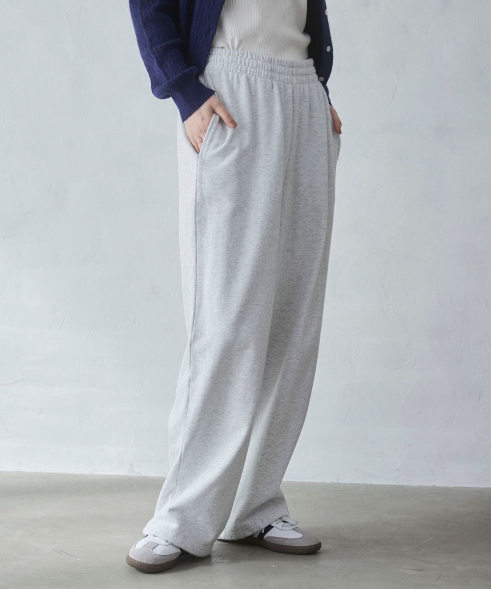 WEGO 【ウエストゴム/XSSMサイズ展開】スウェットワイドパンツ 