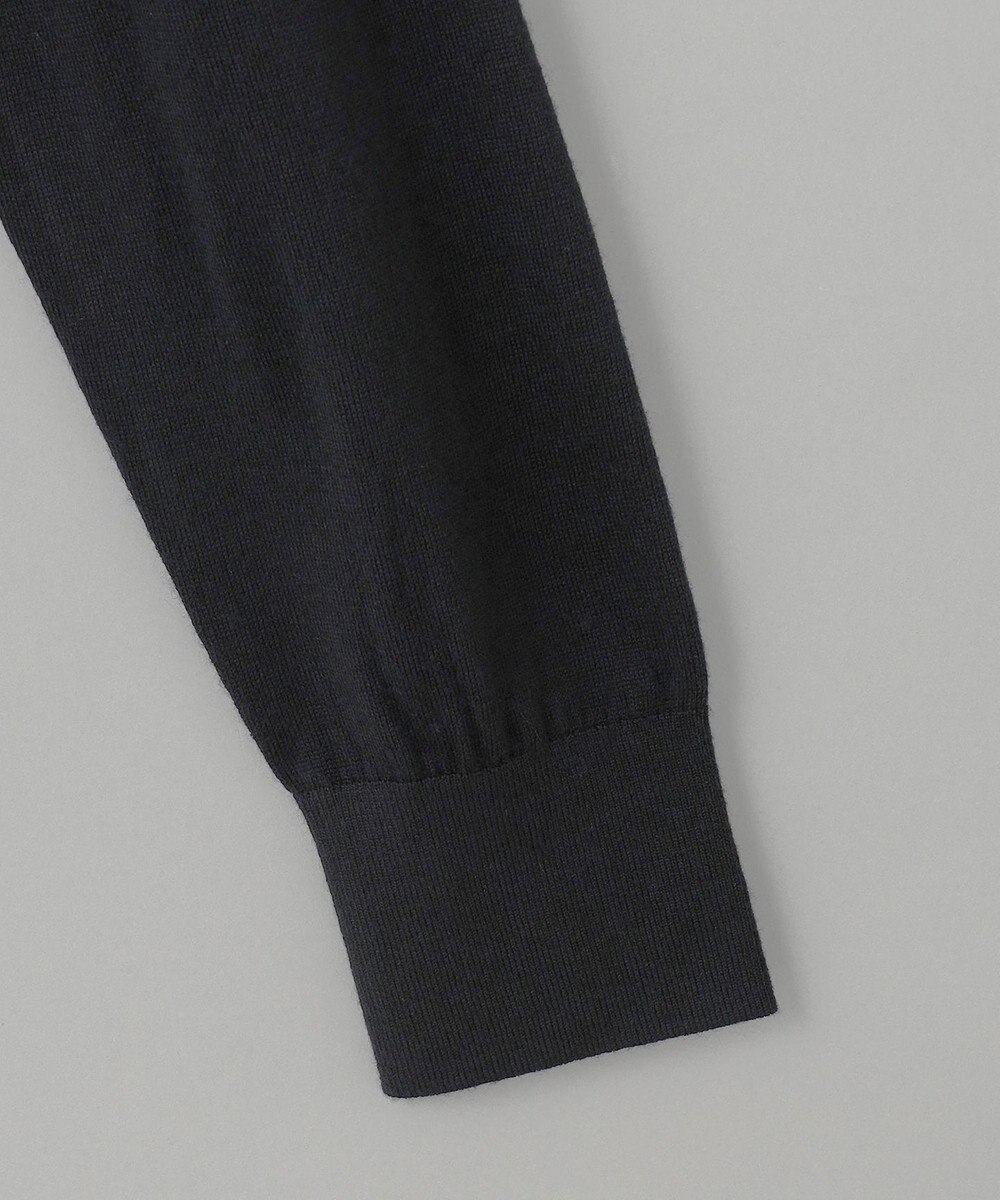 GOTAIRIKU オリジナル設計【洗える/チクチクしにくい/ピリングしにくい】イタリア糸 ハイゲージ  ニットポロ_WOOL100% 