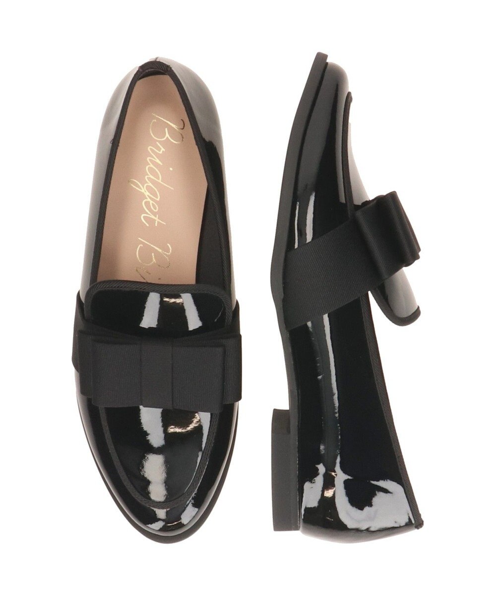 Bridget Birkin ＜抗菌消臭＞【Bridget Birkin】グログランリボンレインローファー 