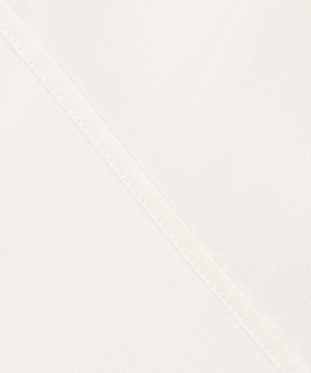 J.PRESS LADIES S 【洗える】パウダージョーゼット ボウタイ バンドカラー ブラウス 