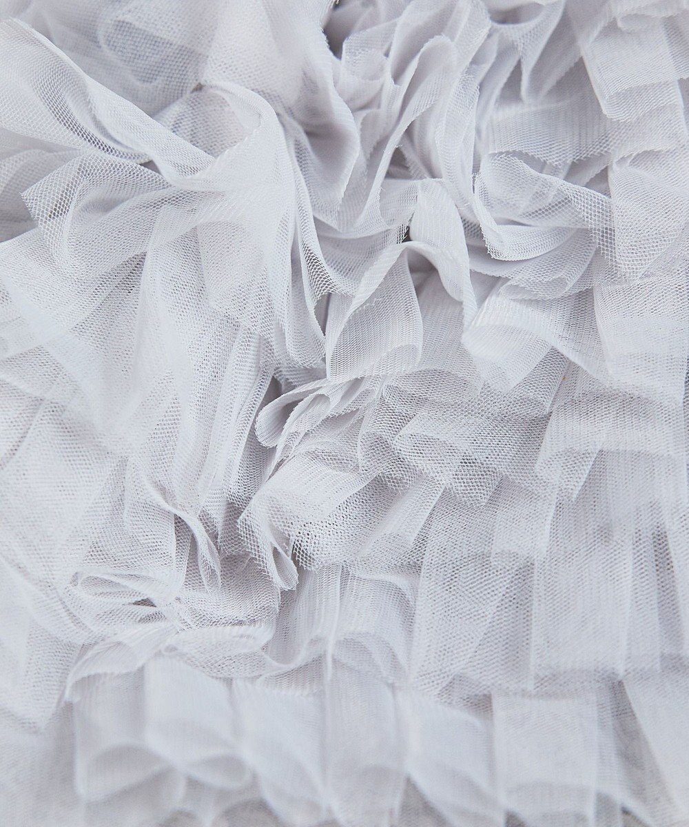 style code 【MERCURYDUO/マーキュリーデュオ】チュールフリル 雑材バケツ型ショルダーバッグ 