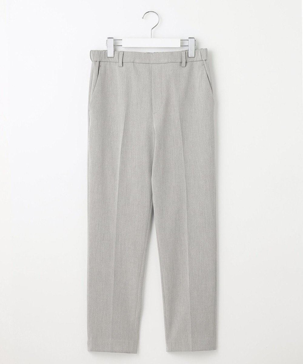 自由区 【撥水加工・洗える】TRギャバ裏起毛テーパード パンツ 