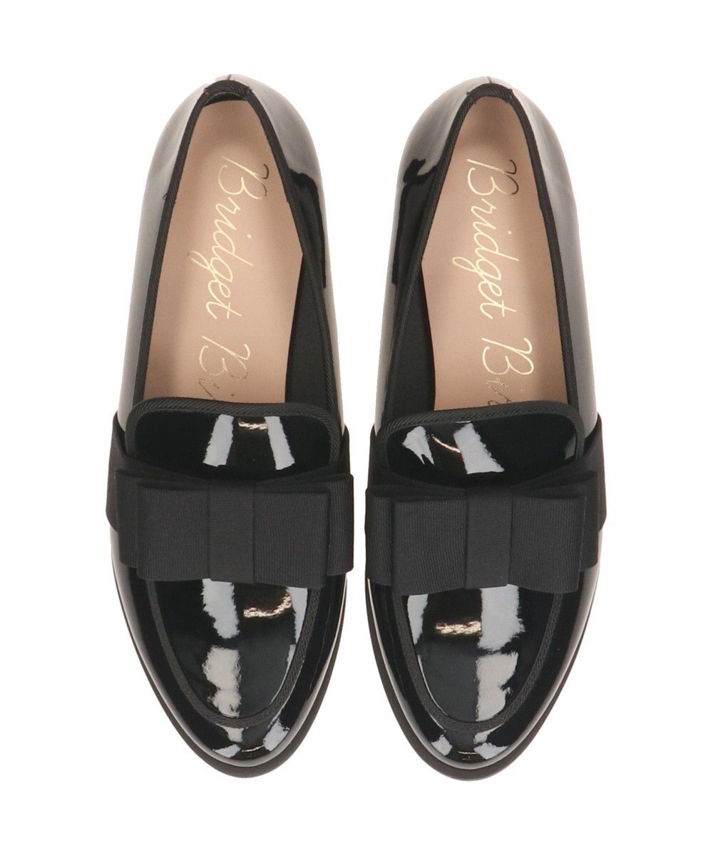 Bridget Birkin ＜抗菌消臭＞【Bridget Birkin】グログランリボンレインローファー 