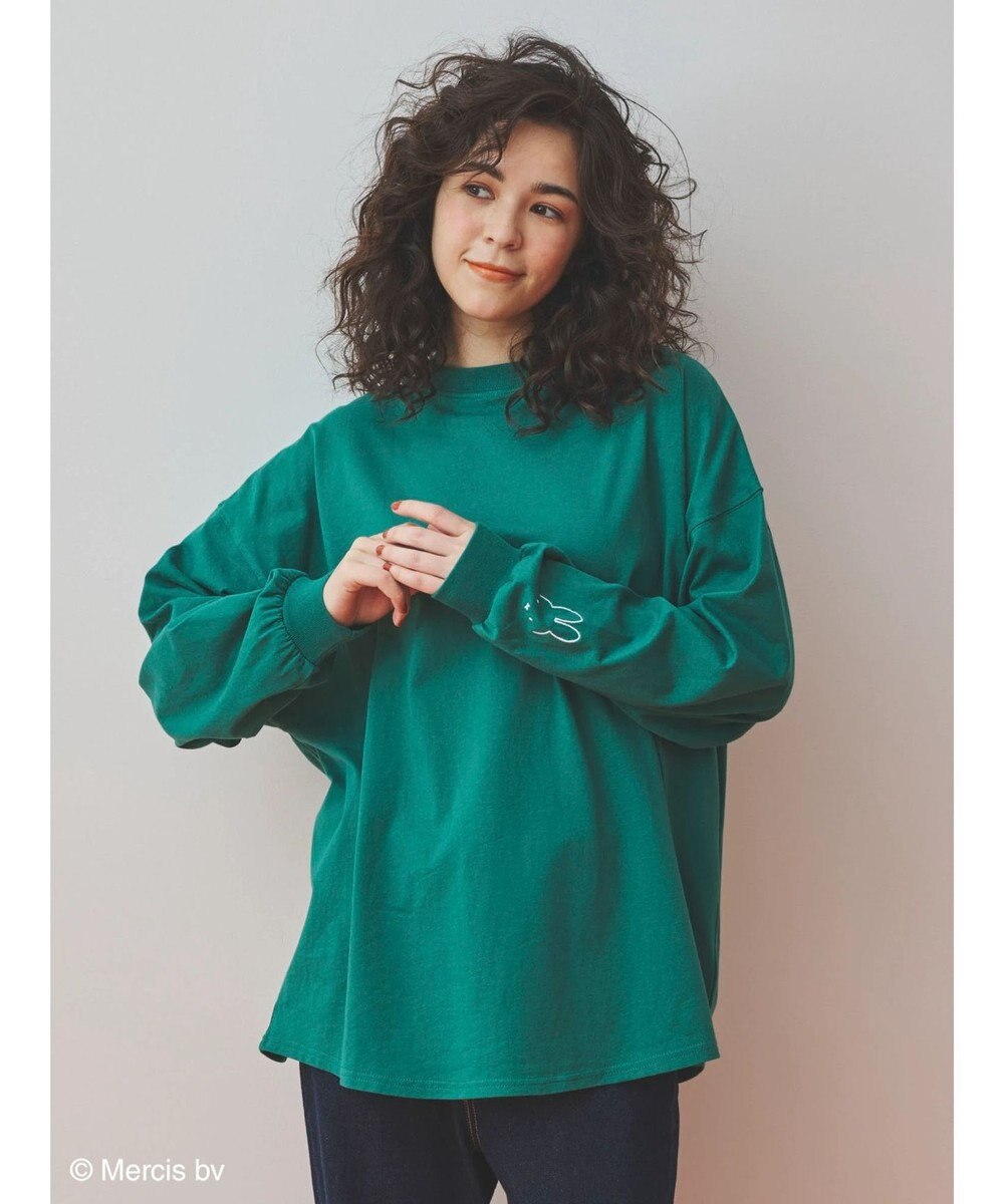 Green Parks ｍｉｆｆｙ／袖刺繍ロンＴ 