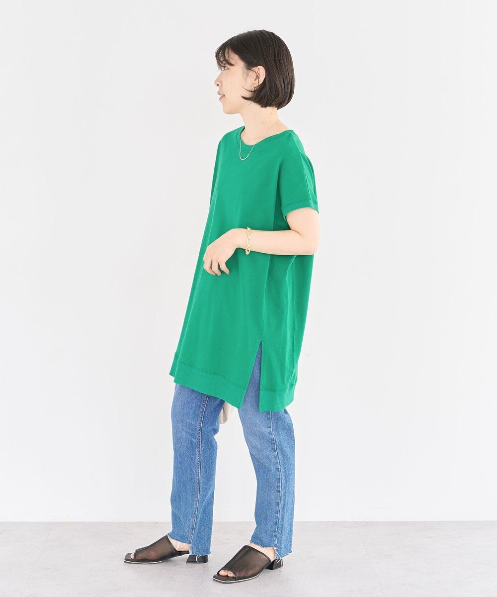 Green Parks 今年っぽフレンチスリーブカットチュニック 