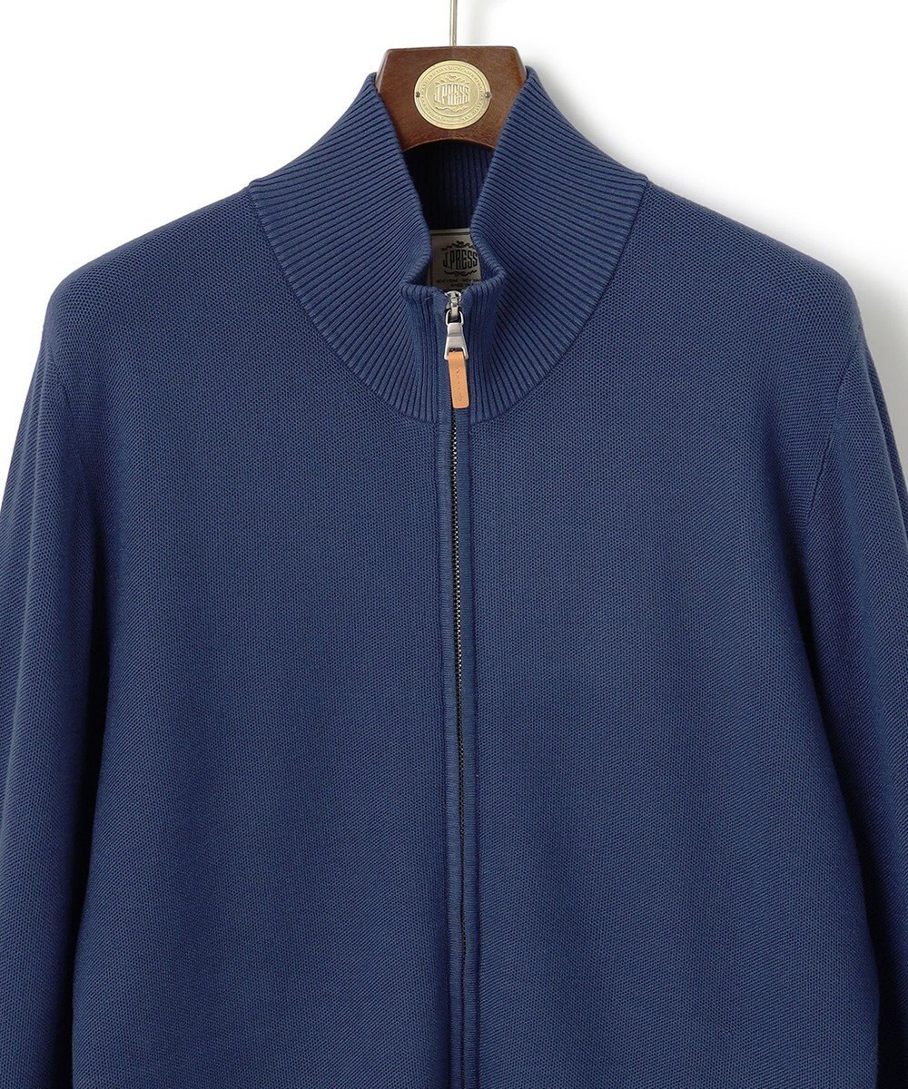J.PRESS MEN 【KING SIZE】【ストレッチ性 / イージーケア】【FLEX YARN】フルジップニットカーディガン 