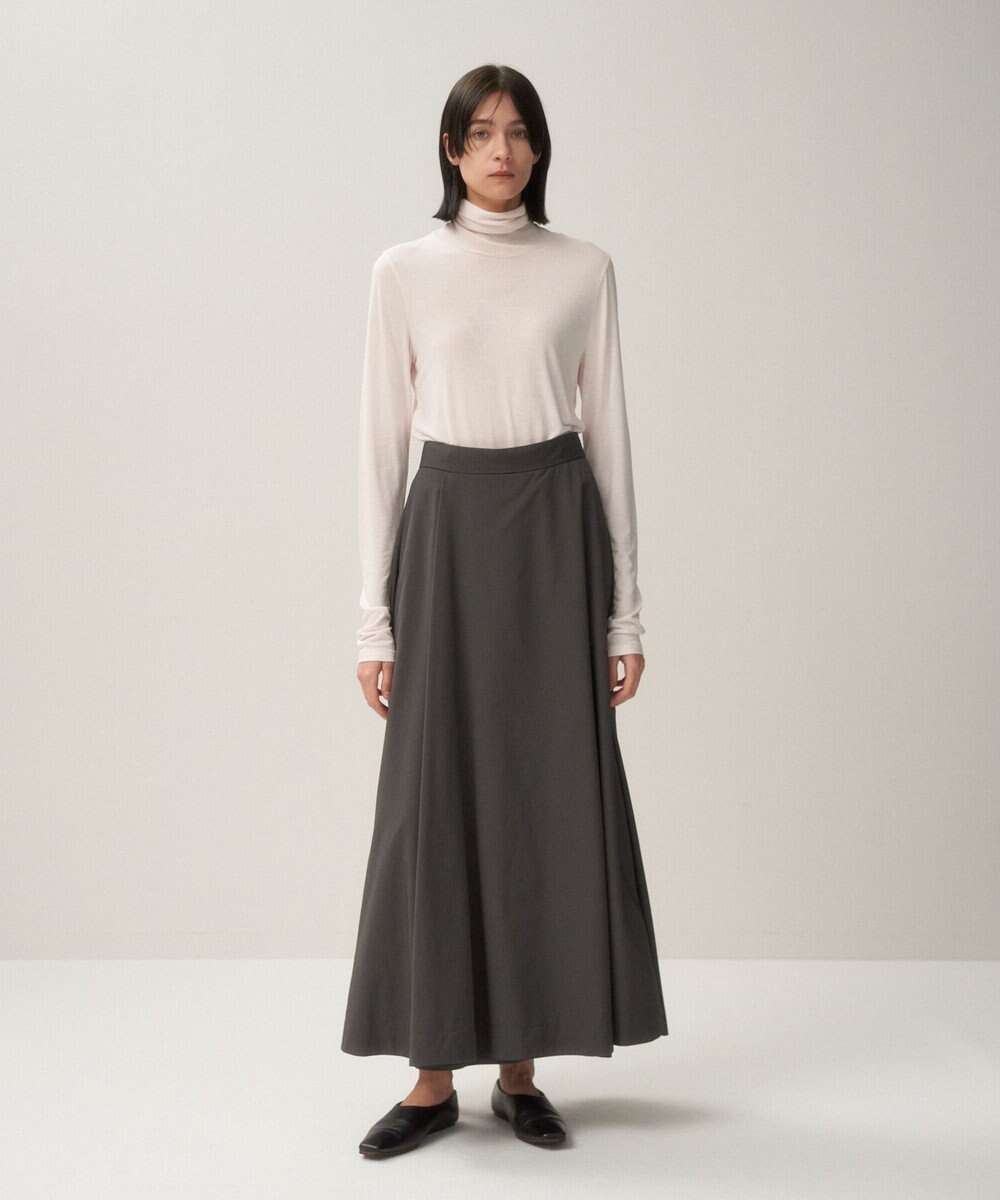 ATON MODAL SILK JERSEY | タートルネックプルオーバー 