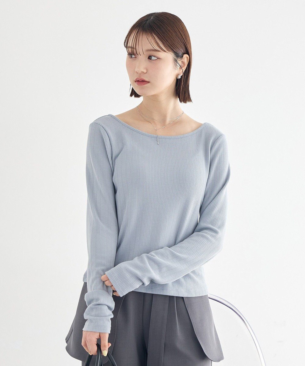 earth music&ecology 【前後2WAY】ツイストカットアウトプルオーバー 