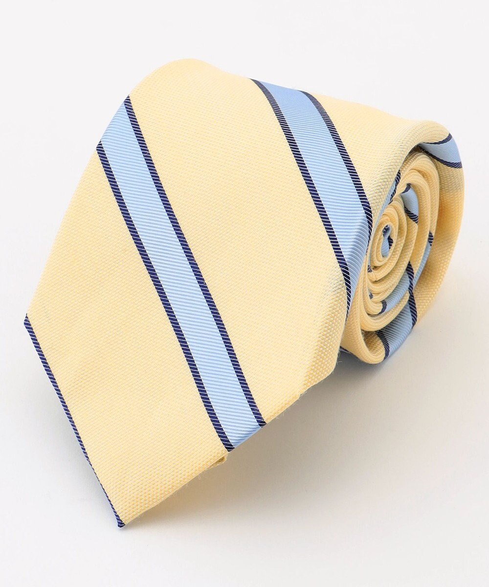 J.PRESS MEN 【LINEN MIX COLLECTION】 レジメンタル ネクタイ 