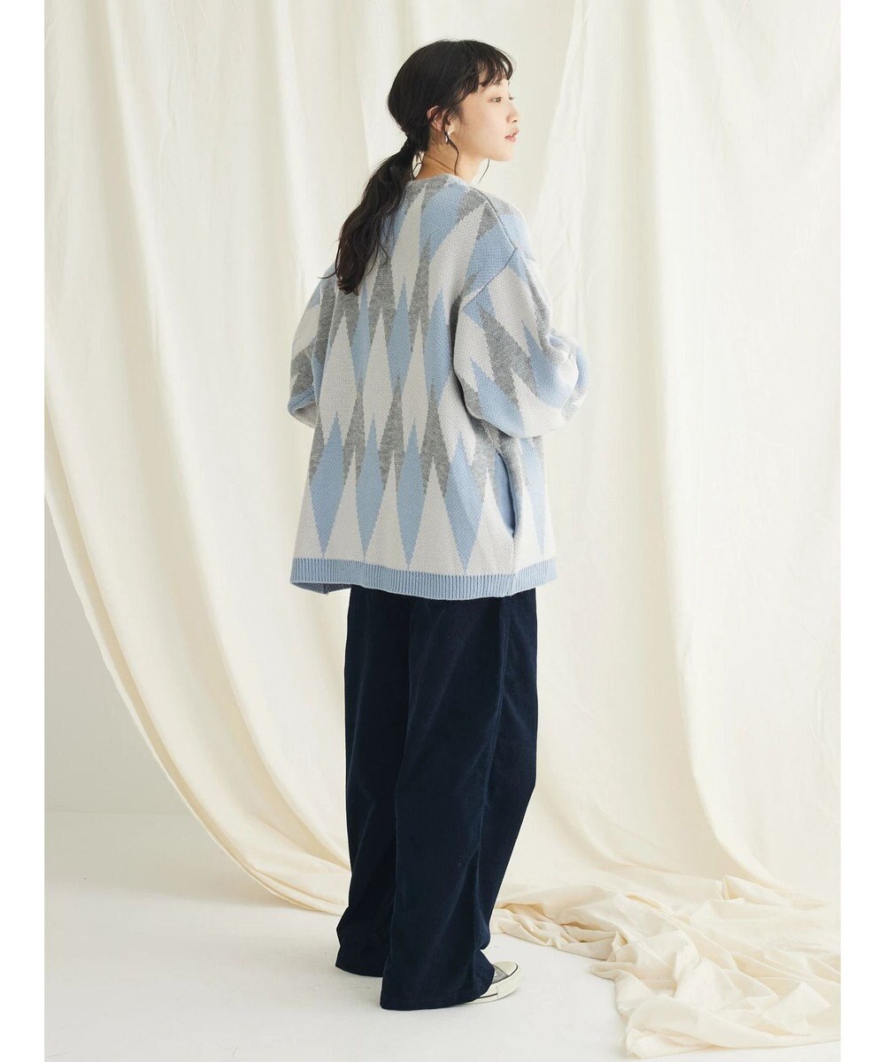 CRAFT STANDARD BOUTIQUE 【男女兼用】アーガイル柄カーディガン2 