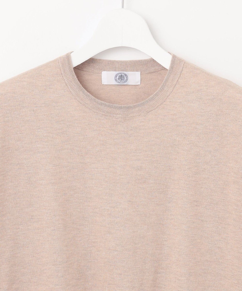 J.PRESS LADIES L 【WEB限定・洗える】Vis/Peスパーク ラメ配色 ニット 