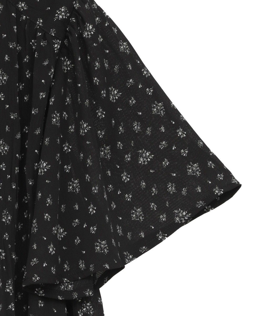 earth music&ecology マジョリカプリーツ半袖ブラウス 