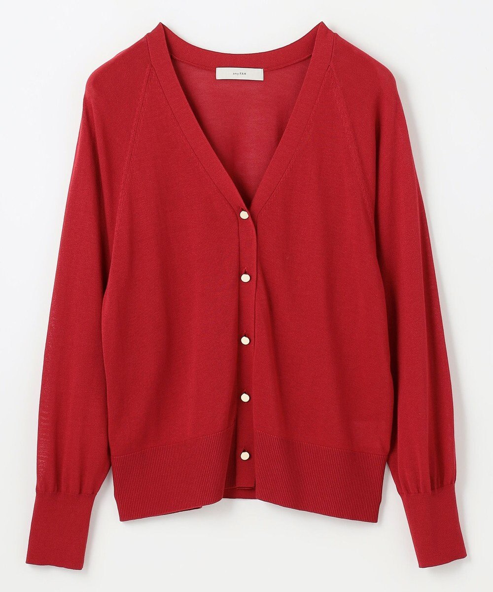 ANY 【2SET】ニットツインセット（半袖ニット＋Vネックカーデ） 