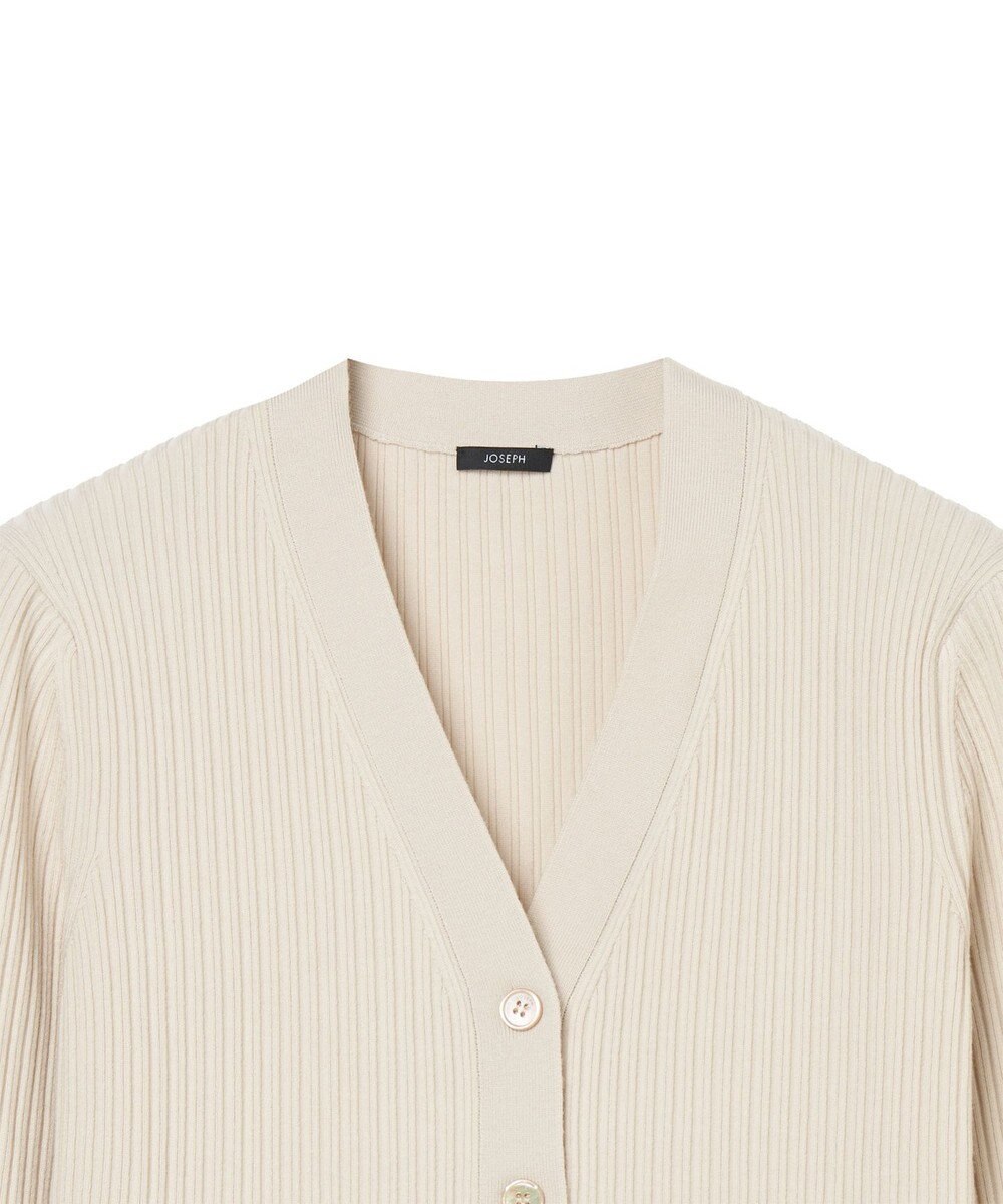 JOSEPH 【洗える】ファインリブメリノ　カーディガン 