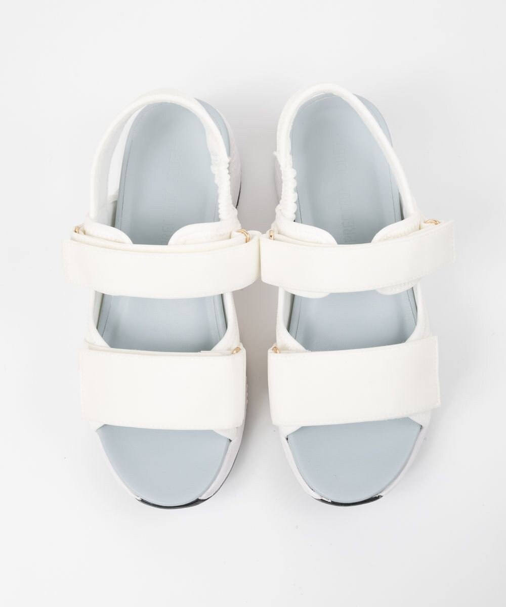 BONTRE 【PRECIEUX JOUET/プレシュウジュエ】ダブルベルトシャーリングゴムスポーツサンダル/009PJ 