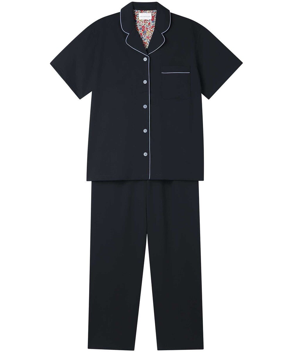 une nana cool 【綿混】両染ジャージ半袖パジャマ MADE WITH LIBERTY FABRIC 