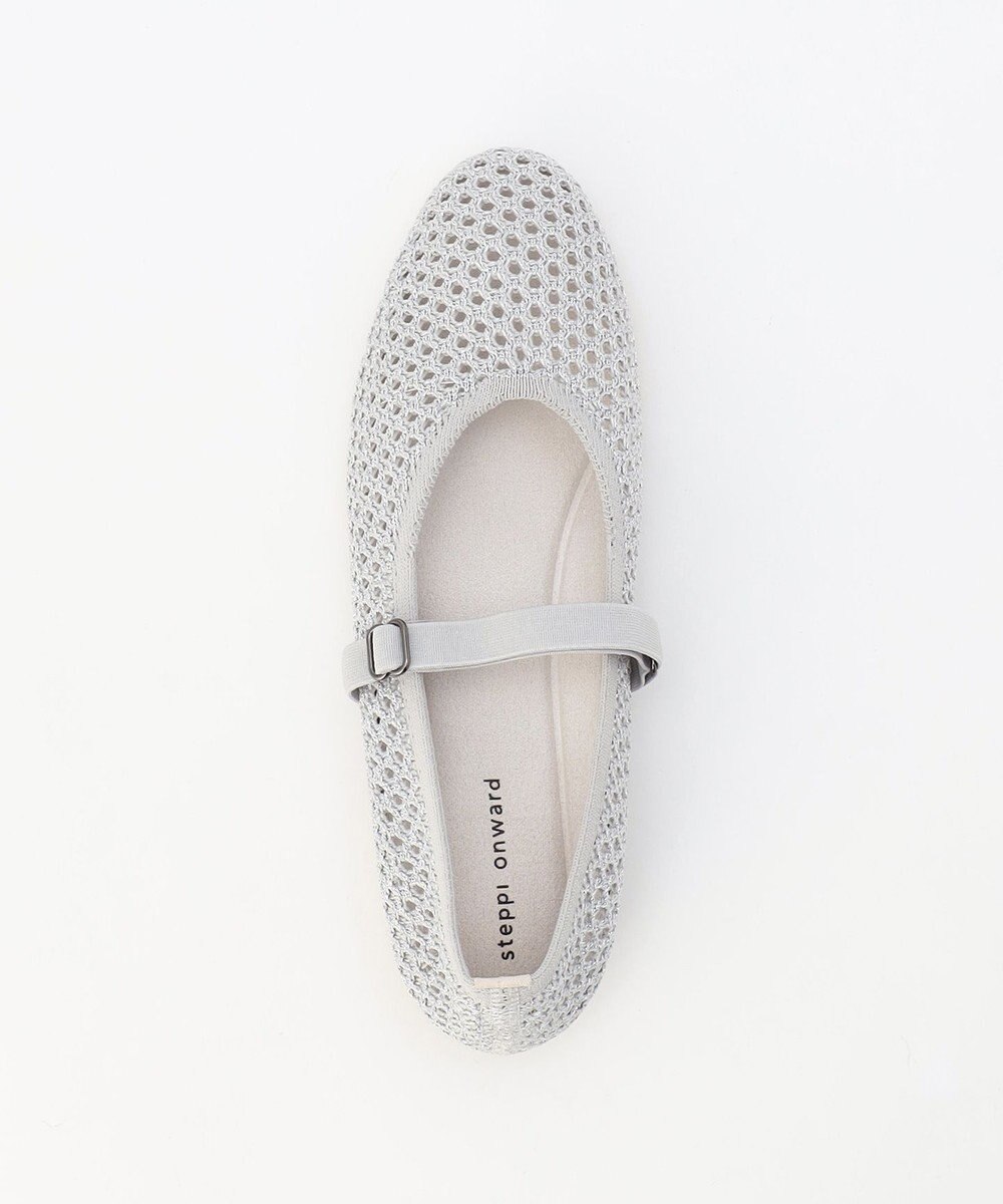 steppi ラウンド メッシュ バレエパンプス 