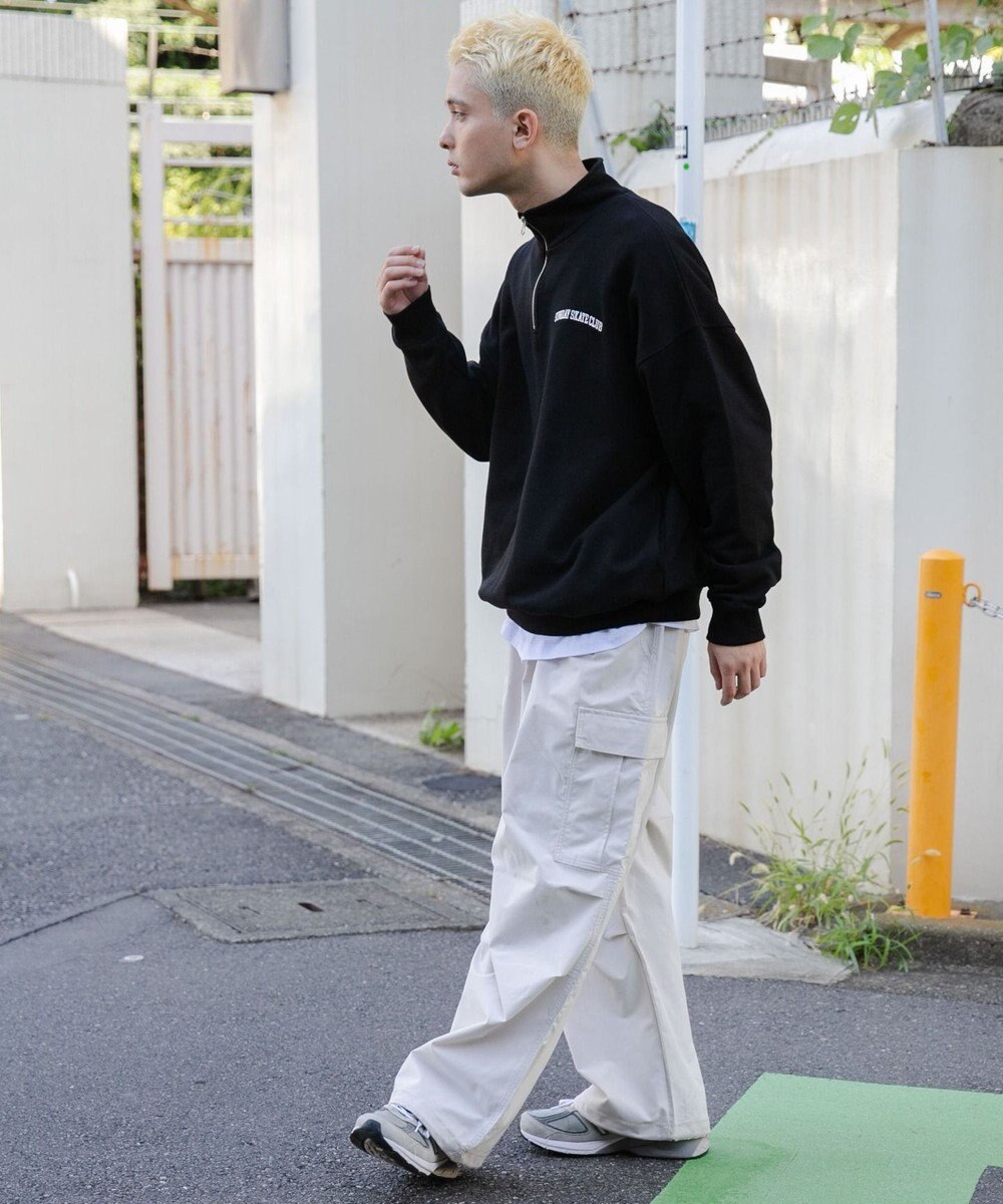 WEGO ヘビーウエイトハーフZIPワンポイントPO 