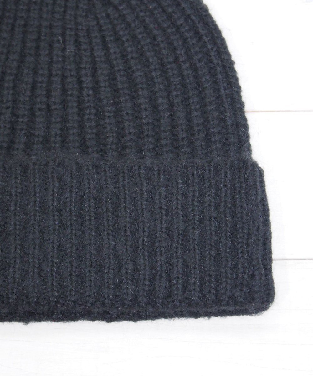 石田製帽 モヘア ホールガーメントシャロット ニット帽 