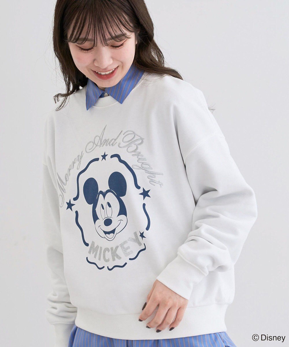Green Parks ミッキー＆フレンズ／刺繍裏毛プルオーバーⅡ 