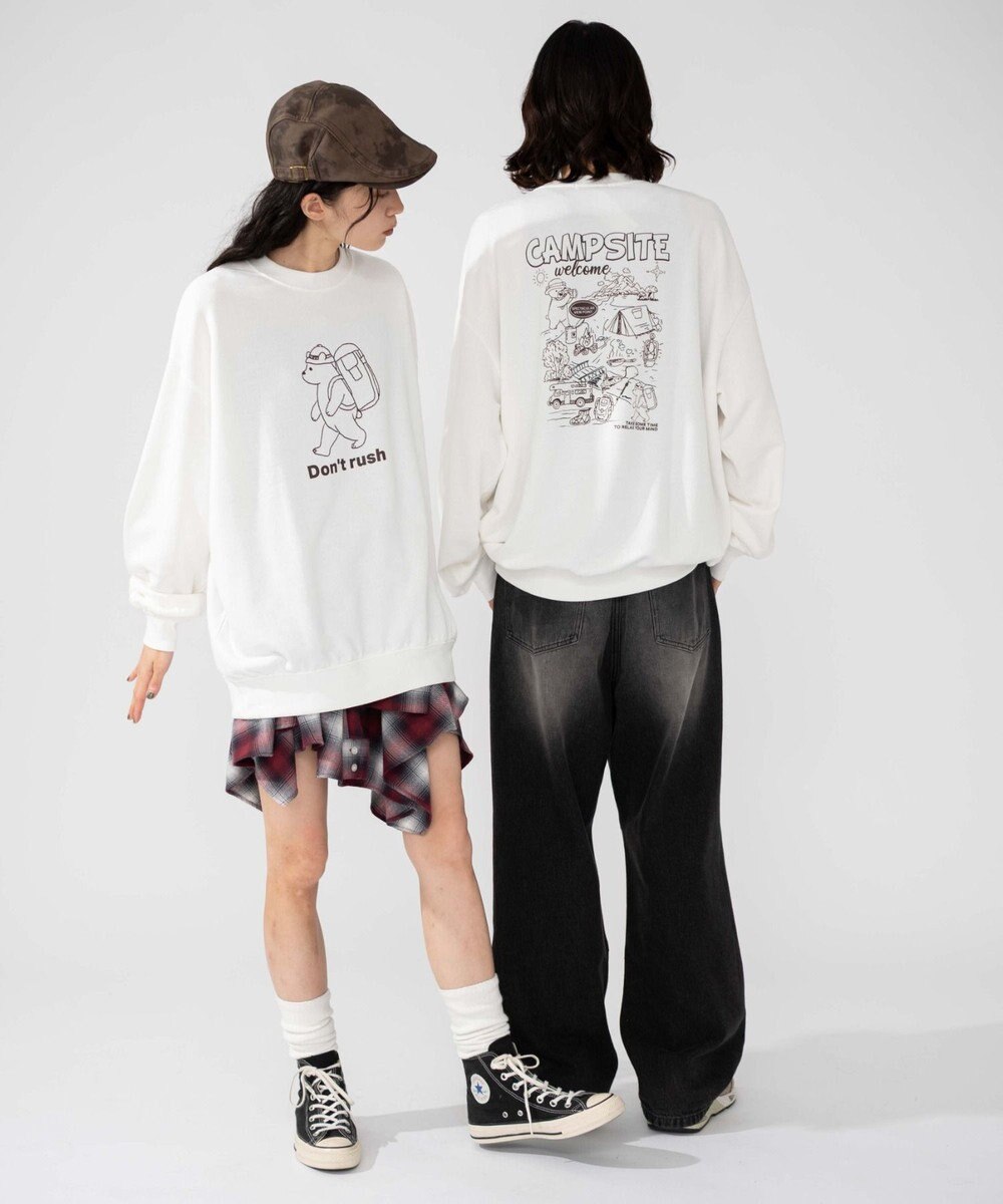 WEGO 【2025年秋冬新作/SMLXLサイズ展開/ユニセックス着用ITEM】アソートグラフィックプルオーバー 