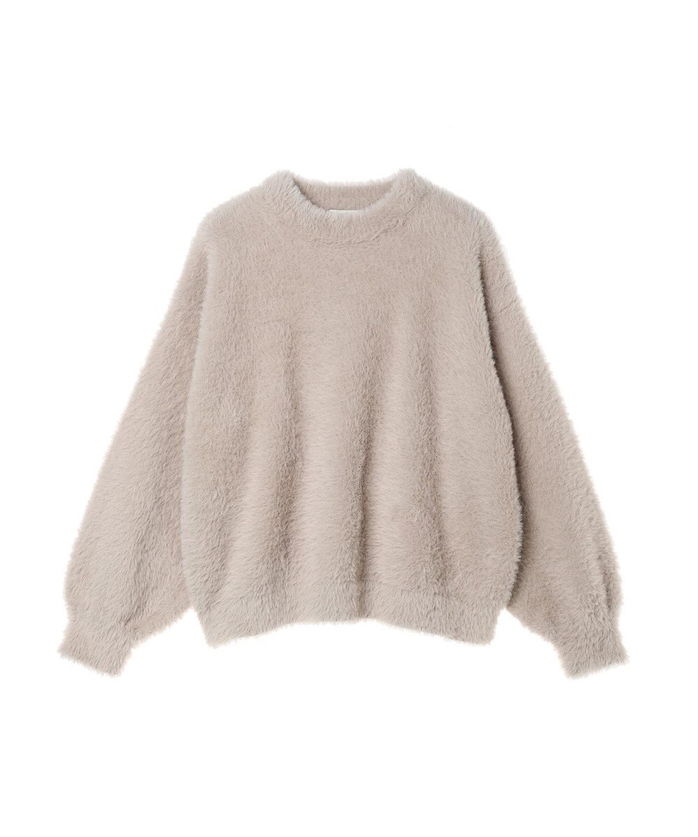 earth music&ecology ロングシャギーハイネックプルオーバー 