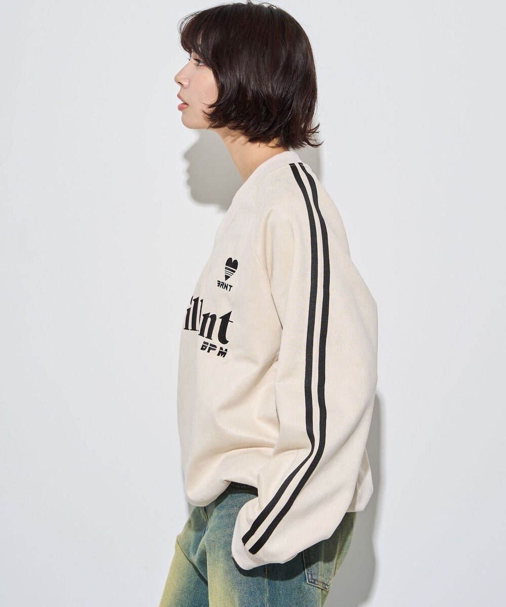 WEGO 【ユニセックス着用ITEM】フェイクスウェードグラフィックプルオーバー 