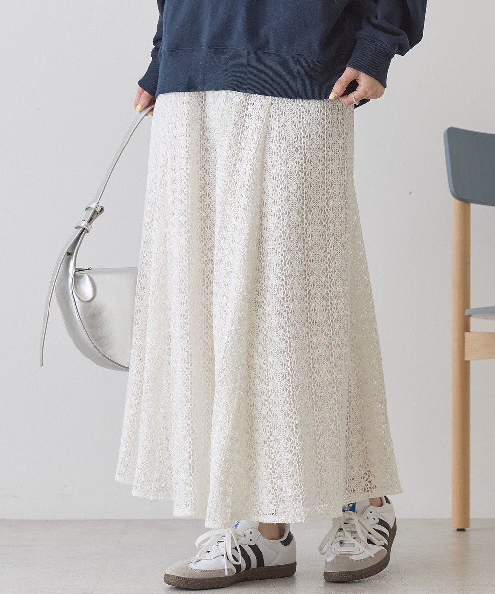 AMERICAN HOLIC レースロングマーメイドスカート 
