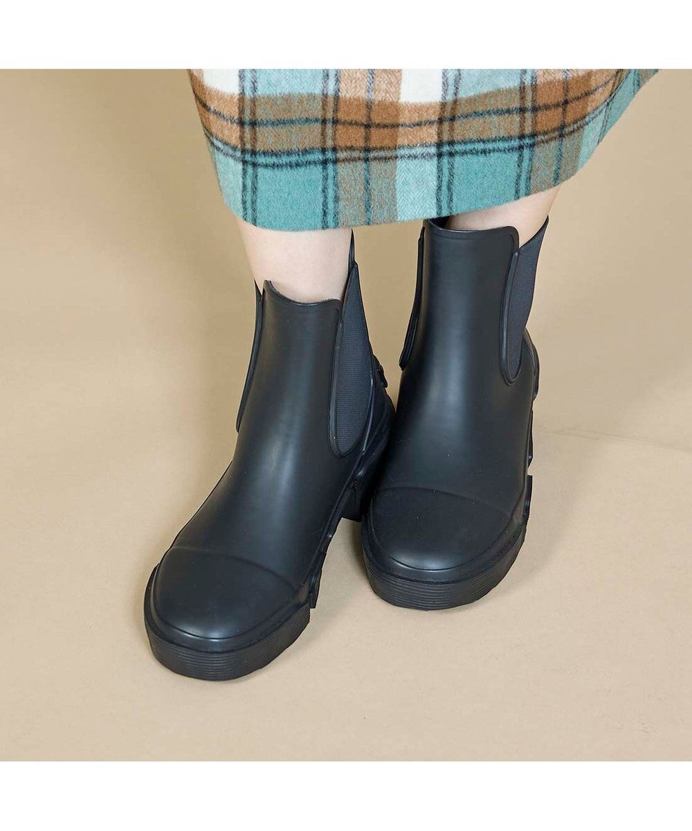 MODE ET JACOMO <carino>【レイン対応】サイドゴアレインブーツ 