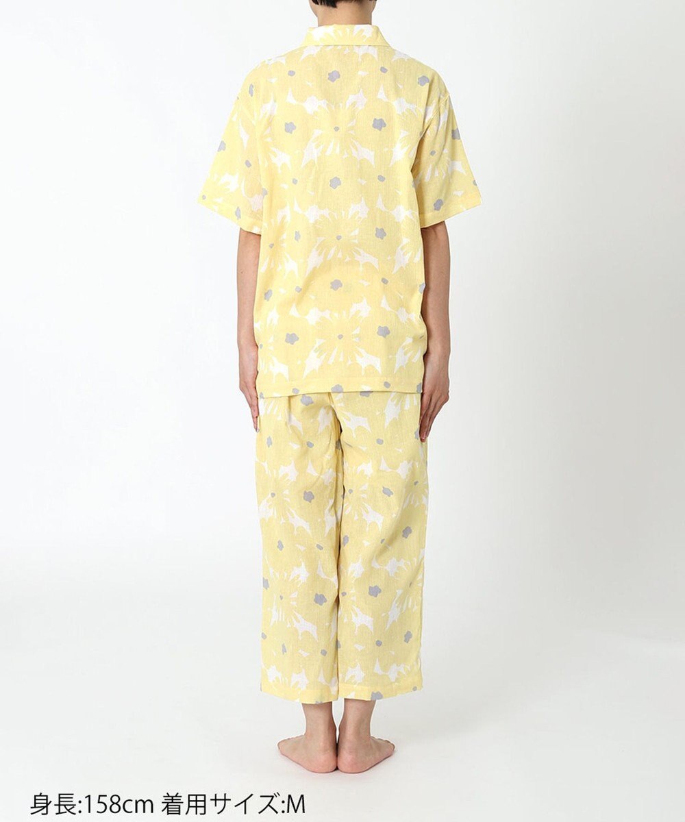 ワコール／睡眠科学 パジャマ SOU・SOU(R) 5分袖 半袖 8分丈 綿100%(本体) レディース YDT160 睡眠科学／ワコール 