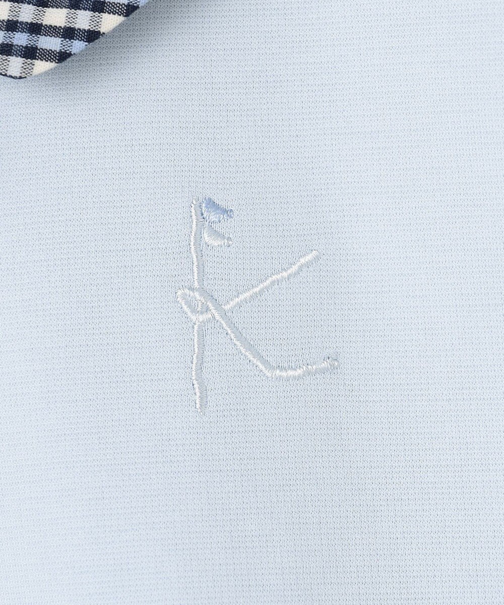 組曲 KIDS 【150-160㎝】 ミニチェック レイヤードトップス 