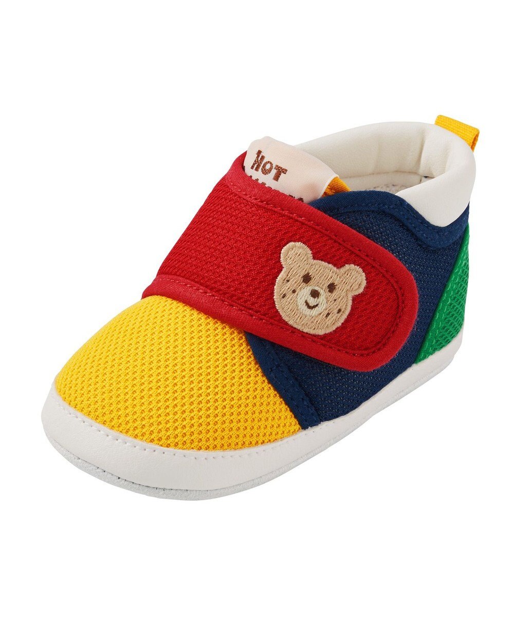 MIKI HOUSE HOT BISCUITS 【10.5-12.5cm】 ソフトメッシュ プレシューズ 