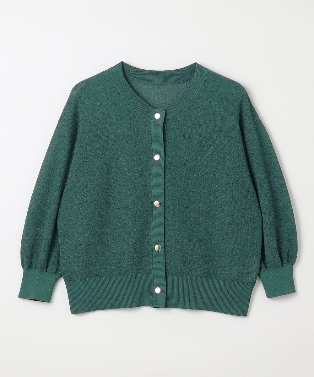 ANY シアーニットショートカーディガン 