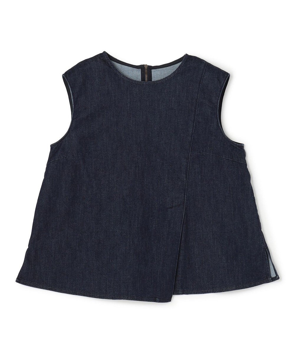 UNFILO 【セットアップ着用可】UNFILO DENIM light ノースリーブブラウス 
