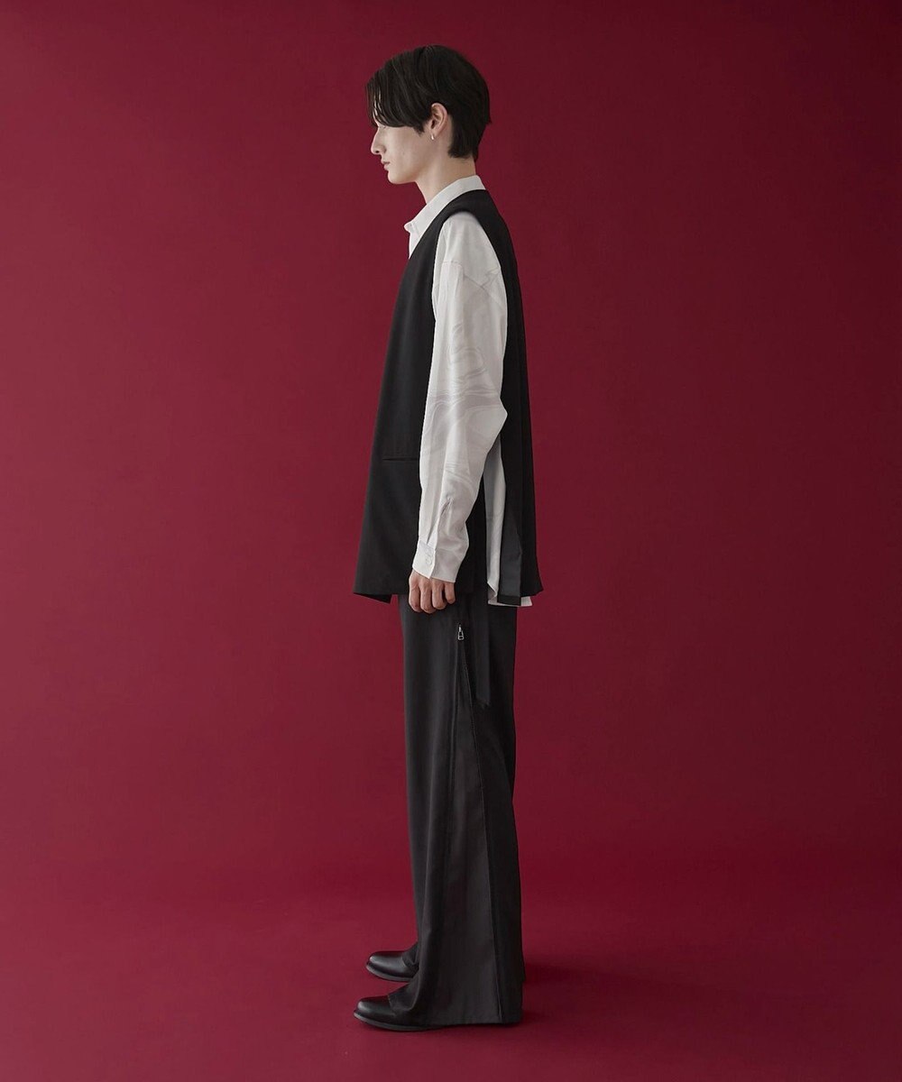 WEGO 【ユニセックス着用ITEM】サイドZIPフレアスラックス 