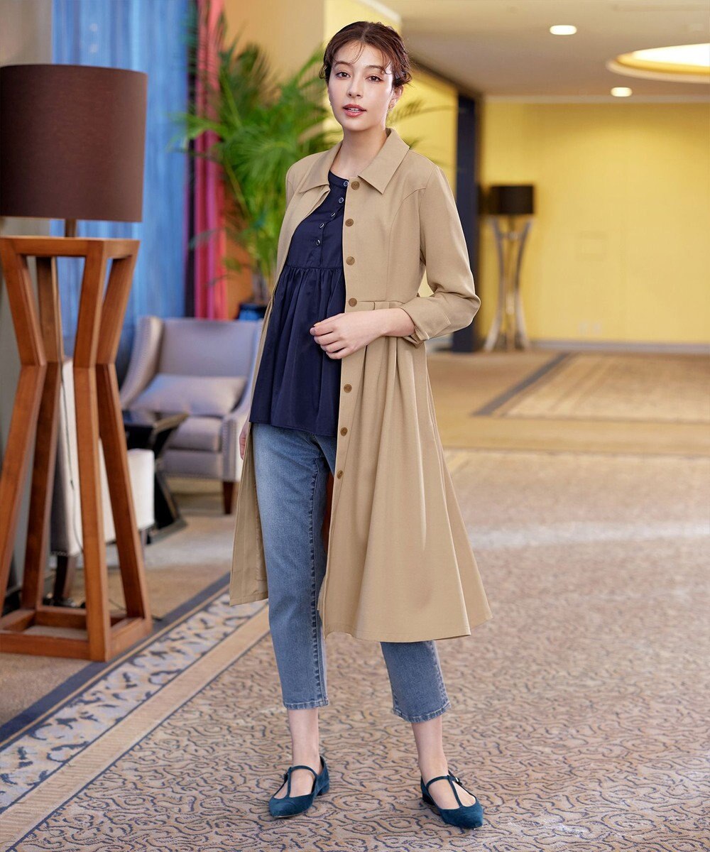 Tiaclasse 【安田美沙子さん着用・洗える】ストレッチストレートデニム 