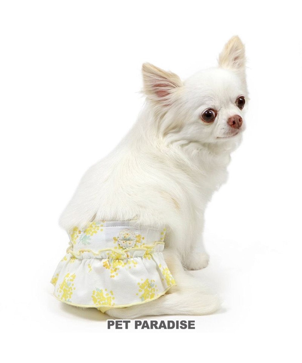 PET PARADISE ペットパラダイス サニタリーパンツ 《ミモザ柄》 小型犬 ミモザ柄