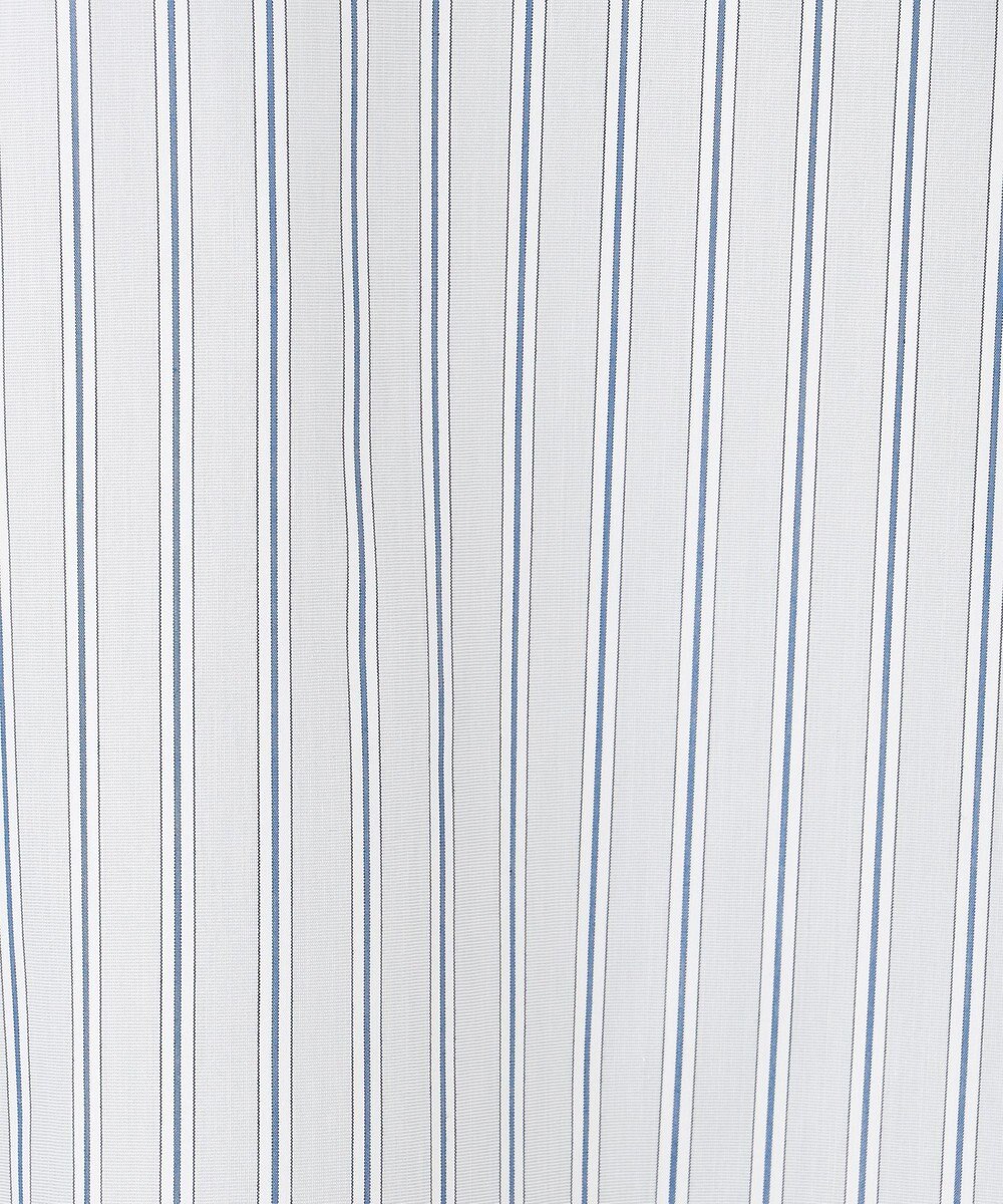 J.PRESS LADIES 【洗える】Betterコットンポリエステル ストライプ シャツカラーブラウス 