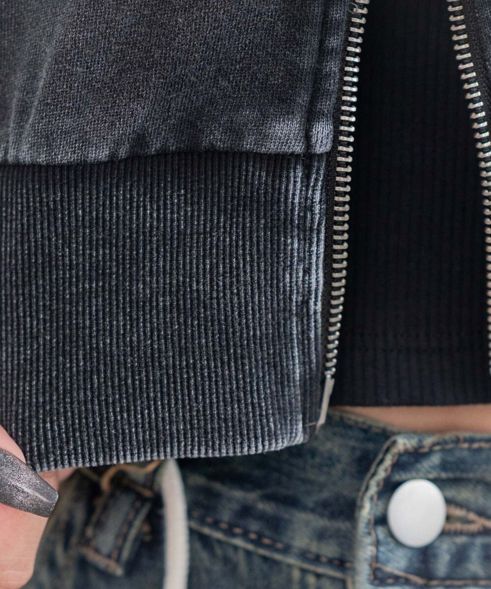 WEGO ノースリーブジップパーカー 