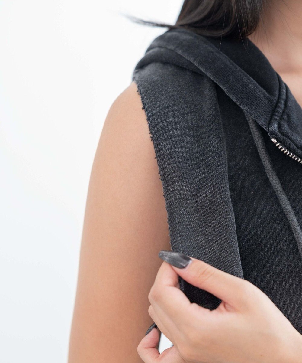 WEGO ノースリーブジップパーカー 