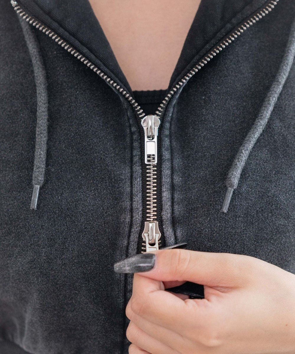 WEGO ノースリーブジップパーカー 