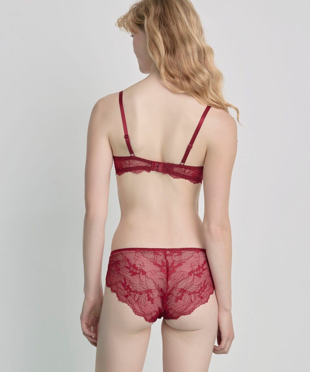 une nana cool 【ベロアのレースが特別感を演出】クリスマスモチーフブラ 