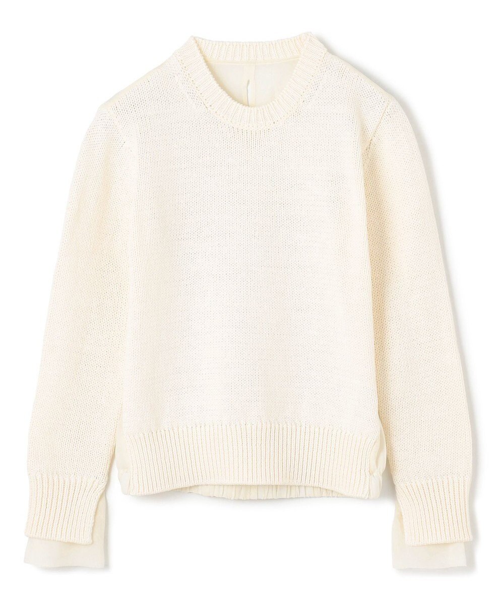 BEIGE， 【洗える・CLUEL 4月号掲載】COMFREY / オーガニックコットンクルーネックニット 