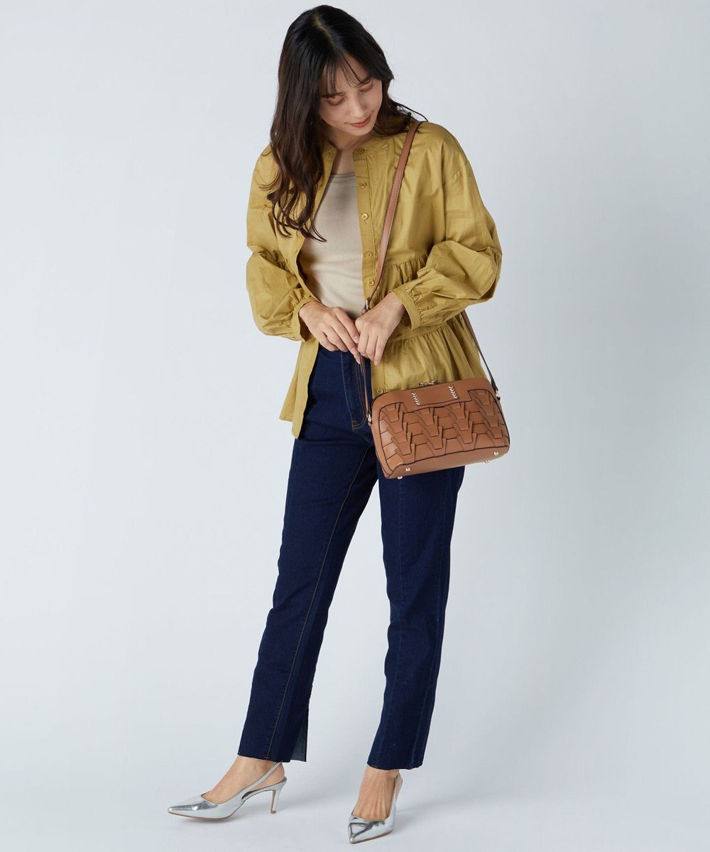 LA BAGAGERIE 【veganview】v piece mesh shoulder bag 