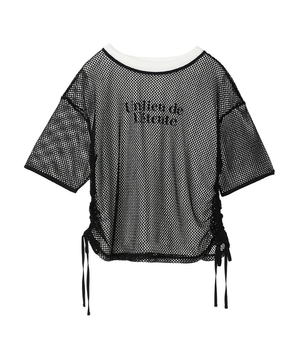 Green Parks ＳＥＴ２点　メッシュ＋ノースリーブロゴプルオーバー 