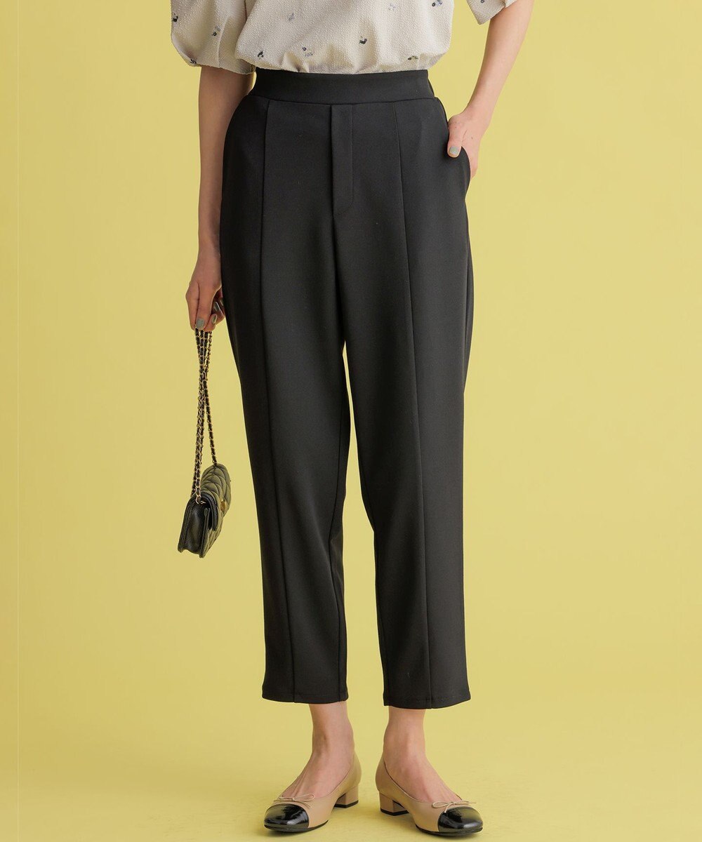 組曲 【WEB限定】ジョーゼットジャージーテーパード パンツ 