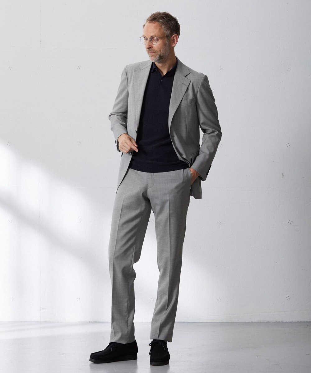 J.PRESS MEN 【J.PRESS MOVING】REDA ACTIVEマイクロハウンドトゥース スラックス 