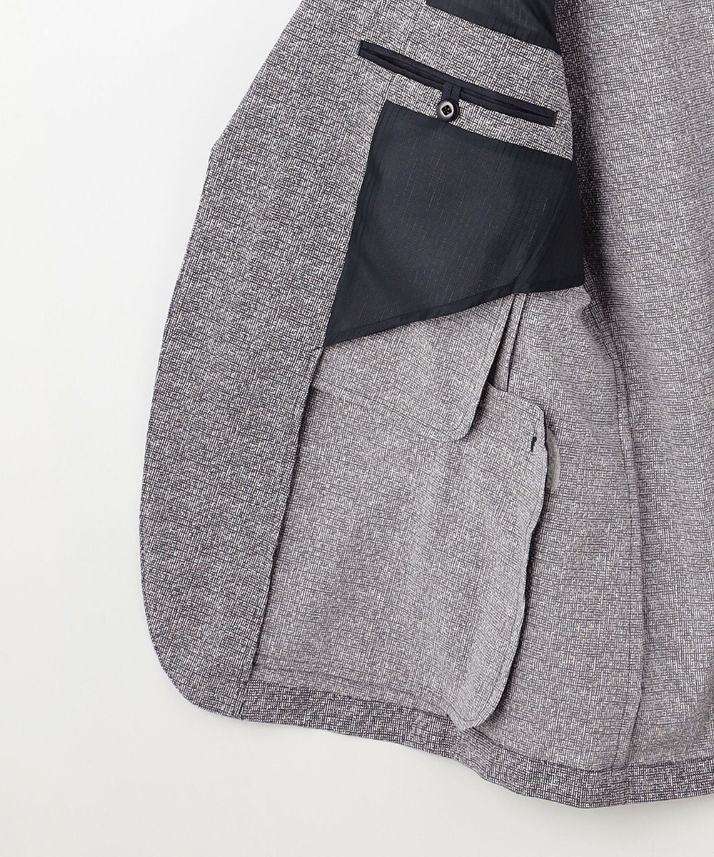 JOSEPH ABBOUD MOUNTAIN 夏の多機能ジャケット【WEB限定・洗える・ストレッチ・防シワ・速乾】2WAYストレッチサッカー ジャケット 