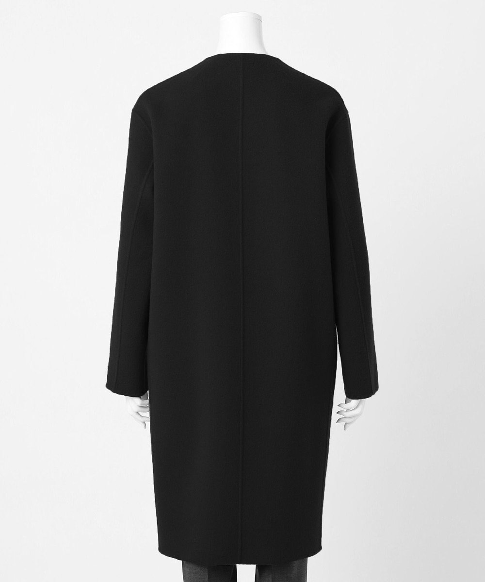 23区 S 【R(アール)】ウールリバー ノーカラー コート 