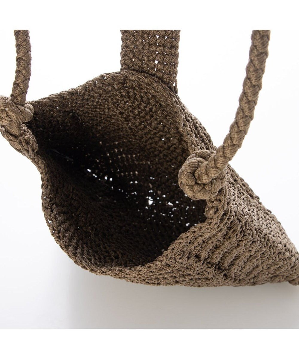 UNBILLION カシュカシュ cachecache / 山波編みトート カゴバッグ 